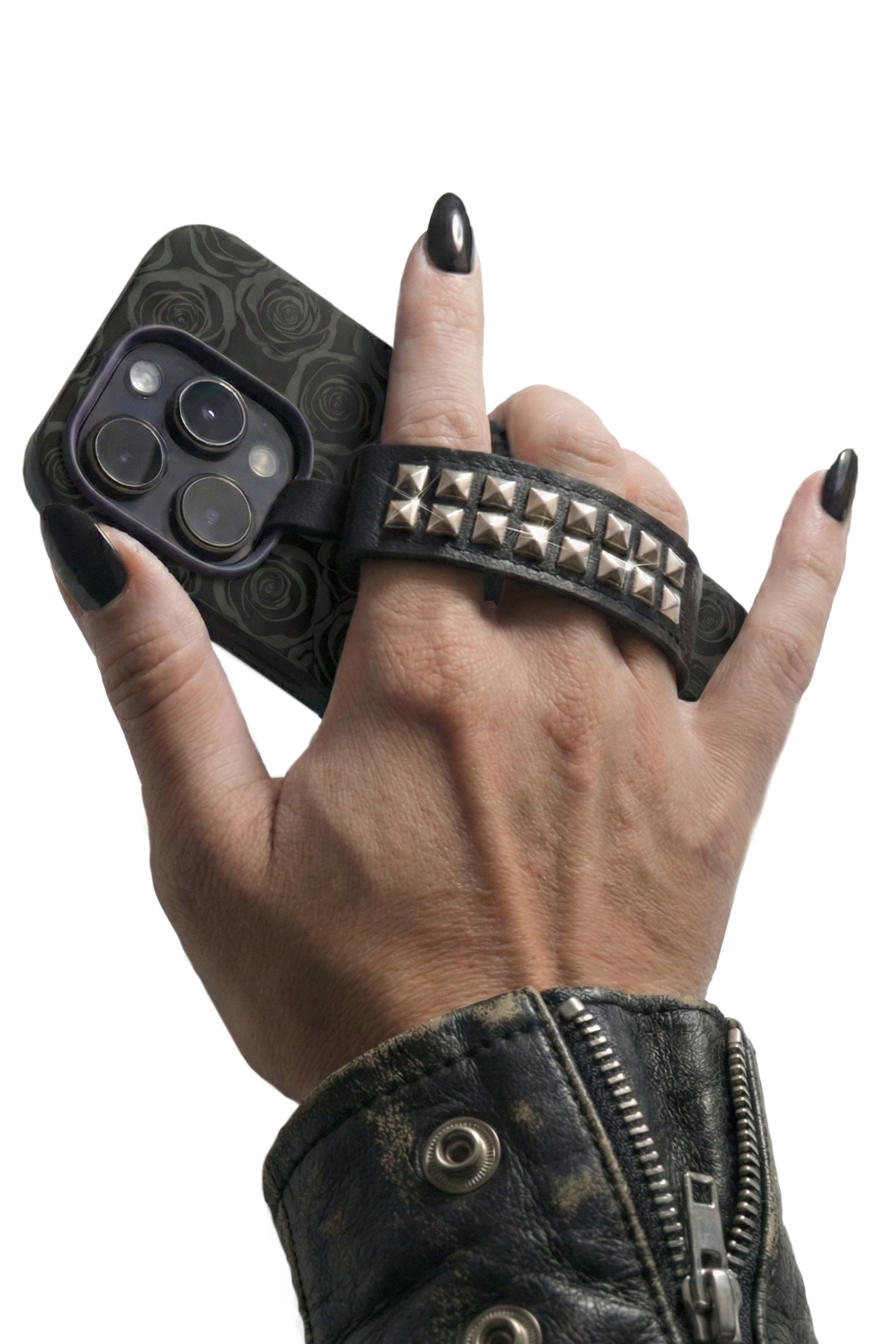 Leather (Rock) / Black / L / HM-1101L